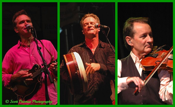 Members of The Elders; Steve Phillips, Ian Byrne & Brent Hoad Guitarist, Ian Byrne and fiddle player
