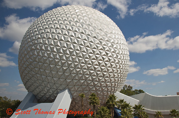 Epcots castle is Spaceship Earth