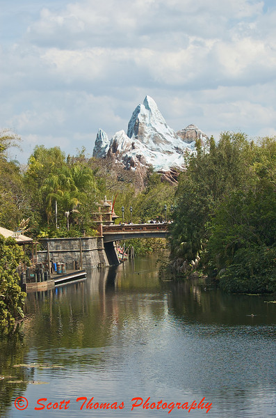 Expedition Everest looms over Disneys Animal Kingdom.