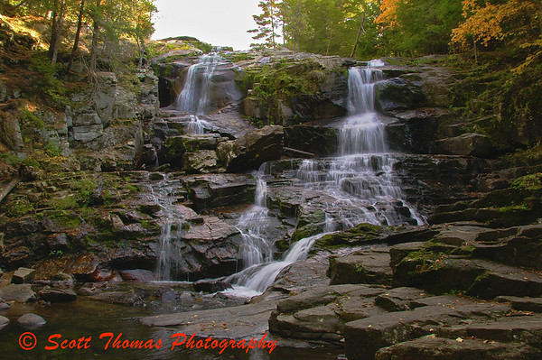Shelving Rock Falls near Lake George, New York.